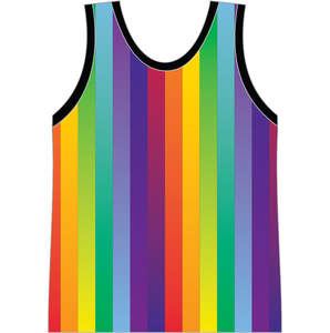 Bay City Rollers: RAINBOW REFEREE SINGLET