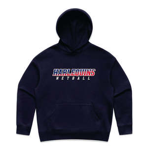 HARLEQUINS NETBALL PRINTED HOODIE
