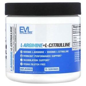 EVLution Nutrition, L-Arginine+l-Citrulline L Citrulline Probuilder