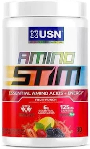 Products: USN Amino Stim EAAs + Energy Amino Stim ProBuilder