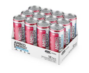 Optimum Nutrition Amino Energy + Electrolytes RTD Carbonated Half & Full Cas&hellip;