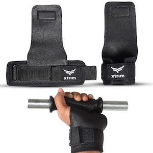 Products: XTRIM Natural Leather Grips with Wrist Support for Palm & Wrist Protection - Probuilder