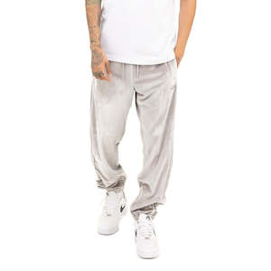 VELOUR TRACK PANT Silver