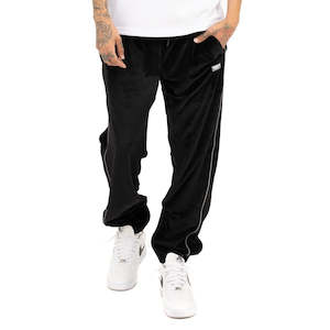 Pants: VELOUR TRACK PANT Black