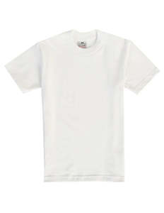 Pro Club Youth Short Sleeve Crew Neck White