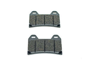 Brakes: Gold-Plus Brake Pads. Fits Rear on Softail 1987-2007 with Performance Machine Integrated Caliper. - Lyndall Brakes