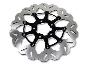 11.8in. Front Wave Floating Disc Rotor - Contrast Cut. Fits Dyna 2006-2017, Soft&hellip;