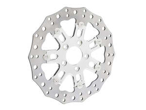 11.8in. Front 7-Valve Disc Rotor - Chrome. Fits Dyna 2006-2017, Softail 2015up, &hellip;