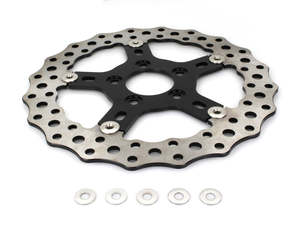 11.5in. Front or Rear Jagged Disc Rotor. Fits Big Twin 2000up & Sportster 2000-2&hellip;