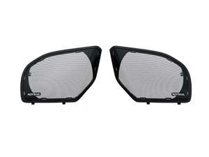 Audio: Upgraded Metal Mesh Speaker Grills - Black. Fits Road Glide 2024up - Hog Tunes Audio