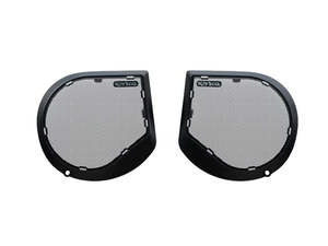 Upgraded Metal Mesh Speaker Grills - Black. Fits Street Glide 2024up - Hog Tunes Audio