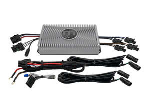 Audio: 150 Watt, 2 Channel Element X UTV Amplifier. Fits Road King 2014up & UTV - Hog Tunes Audio