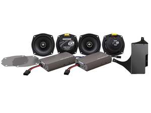 Audio: Hogtunes XL, 450 Watt Amp x 4 Speaker Kit. Fits Ultra Classic 1998-2013 & Tri Glide Ultra 2009-2013 - Hog Tunes Audio