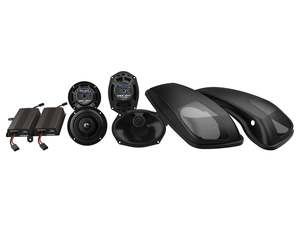 Wild Boar, 600 Watt Amp x 4 Speaker Kit & Saddlebag Lids. Fits Street Glide 2014&hellip;