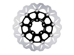 11.8in. Front or Rear Wave Floating Disc Rotor with Black Carrier. Fits Indian S&hellip;