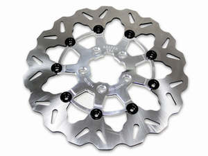 11.5in. Rear Floating Wave Disc Rotor with Clear Anodized Silver Carrier. Fits B&hellip;