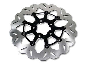 11.5in. Rear Floating Wave Disc Rotor with Contrast Cut Carrier. Fits Big Twin 2&hellip;