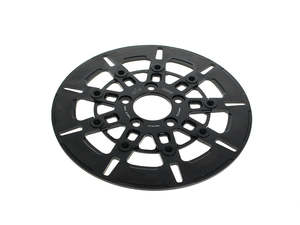 11.5in. Rear 9-Spoke Disc Rotor - Black Band & Black Carrier. Fits Big Twin 2000&hellip;