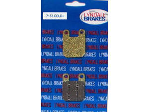Brake Pads: Gold-Plus Brake Pads. Fits Performance Machine 125X4SL & 125X45 Calipers. - Lyndall Brakes