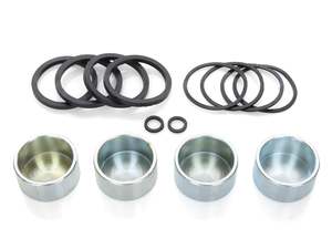 Front & Rear Caliper Rebuild Kit with Pistons & Seals. Fits Big Twin 2000-2007 &&hellip;