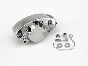 Brake Upgrades Front: Front Brake Caliper - Chrome. Fits Big Twin 1972-1984. - Daytona Japan