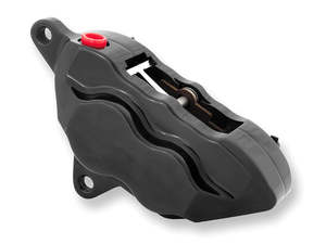 Left Hand Front 4 Piston Caliper - Black. Fits Softail 2000-2014, Dyna 2000-2017&hellip;