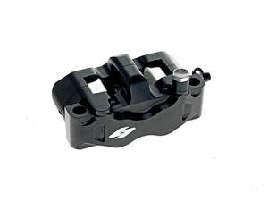 Brake Upgrades Front: Right Hand Front RT3 Series Radial 4 Piston Caliper - Black - Kraus Moto