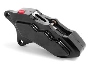 Front Brake Upgrades Black: Left Hand Front 6 Piston Caliper - Black. Fits Softail 2015up, V-Rod 2006-2017, Touring 2008up & Sportster 2014-2021 - Hawg Halters