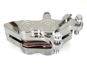 Right Hand Front 4 Piston Caliper - Chrome. Fits most Big Twin 2000up & Sportste&hellip;