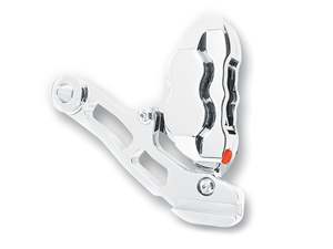 Right Hand Rear 4 Piston Caliper & Mounting Bracket - Chrome. Fits Softail 1987-&hellip;