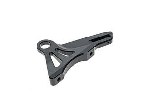 Rear Radial Caliper Mount - Black. Fits Most Softail 2018up - Kraus Moto