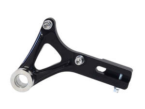 Rear Brake Upgrades Black: Right Hand Rear Caliper Mount - Black. Fits Dyna 2008-2017 with 11.5in. Disc Rotor & when using Performance Machine 125x4R Caliper - Performance Machine