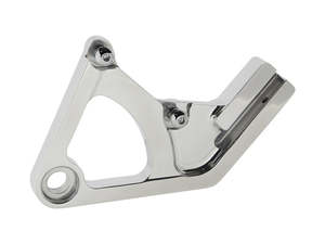 Right Hand Rear Caliper Mount - Polished. Fits Softail 1987-1999. - Performance Machine