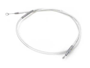 Cables Hydraulic Lines: 73in. Clutch Cable - Sterling Chromite. Fits 5Spd Big Twin 1987-2006 - Magnum Shielding