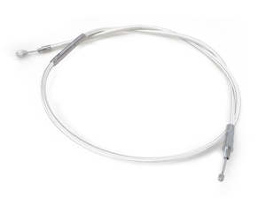 Cables Hydraulic Lines: 63in. Clutch Cable - Sterling Chromite. Fits Sportster 1986-2003. - Magnum Shielding