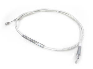 Cables Hydraulic Lines: 69in. Clutch Cable - Sterling Chromite. Fits 5Spd Big Twin 1987-2006 - Magnum Shielding