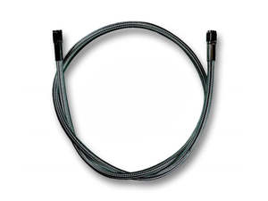 Cables Hyd Lines Black: 56in. Universal Brake Line - Black Pearl. - Magnum Shielding