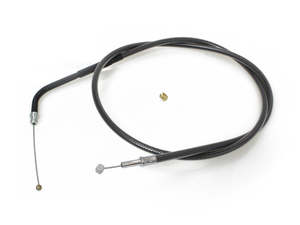 33-1/2in. Throttle Cable - Black Pearl. Fits V-Rod 2002-2017 - Magnum Shielding