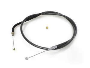 28-1/2in. Idle Cable - Black Pearl. Fits V-Rod 2002-2017 - Magnum Shielding