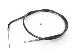 37-1/2in. Throttle Cable - Black Pearl. Fits V-Rod 2002-2017 - Magnum Shielding