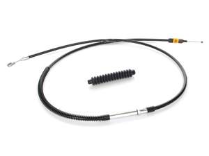 Clutch Cables 5 Spd Bt Black: 68in. Long Black Vinyl Clutch Cable. Fits 5Spd Big Twin 1987-2006 - Barnett Clutches