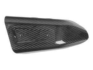 Chassis Sheet Metal: Air Scoop Coil Cover - Gloss Carbon. Fits Softails 2018up & Touring 2024up. - Thrashin Supply