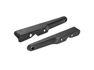 Chassis Sheet Metal: Carbon Rear Fender Struts - Matte Finish. Fits FXR 1982-1994 - Saddlemen Seats