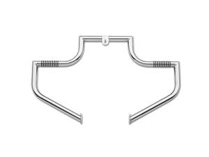 Linbar Engine Guard Freeway Bar - Chrome. Fits FL Softail 2000-2017. - Lindby Custom Inc