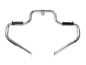 Multibar Engine Guard Freeway Bar - Chrome. Fits FL Softail 2000-2017. - Lindby Custom Inc