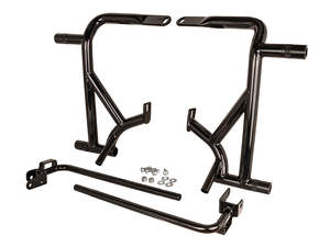 Rear Brawler Crash Bar Kit - Black. Fits Touring 2014up - Burly Brand