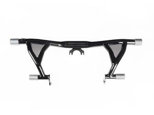 Chassis Sheet Metal 1: Road Warrior Front Crashbar - Gloss Black. Fits Touring 2009up - Factory 47 Handlebars