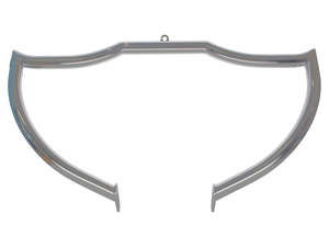 Shield Front Crashbar - Chrome. Fits Touring 1997-2023. - Factory 47 Handlebars