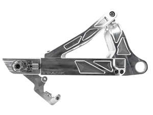Swingarm Related Parts: Billet Swing Arm - Raw Machine Finish. Fits Softail 2018up. - Trask Performance