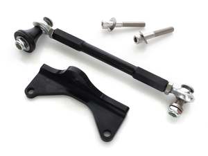 Engine Mounts Associated Parts: Frame/Chassis Stabilizer - Black. Fits Touring 2017up. - Alloy Art